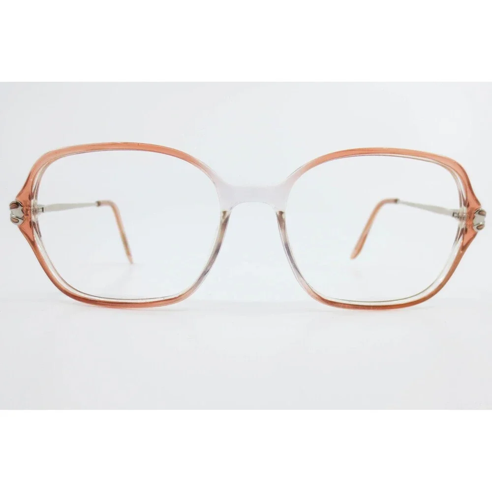 Gloria Vanderbilt Zyloware 774 Eyeglasses Peach Rose Translucent Square Frames